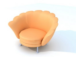 Queen Sofa Chair 3d model preview