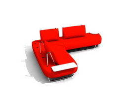 Modern Corner Sofa 3d model preview