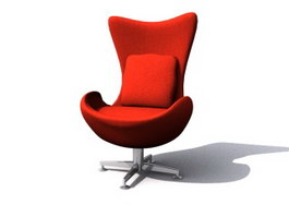Fabric Tulip Chair 3d preview