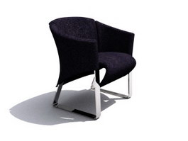 Cushion sofa chair 3d model preview