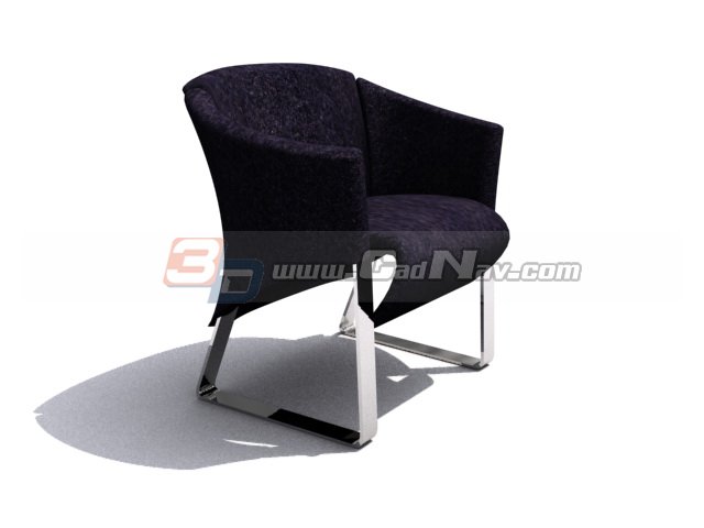 Cushion sofa chair 3d rendering