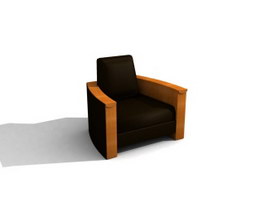 Bar sofa chair 3d model preview