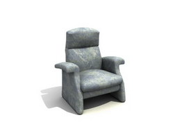 Fauteuil couch 3d model preview