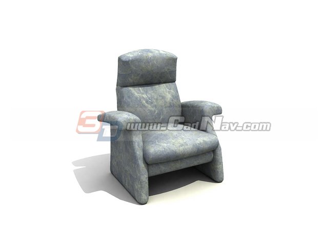 Fauteuil couch 3d rendering