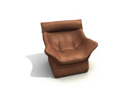 Upholstered sofa 3d model preview