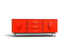 Living room television cabinets 3d model preview