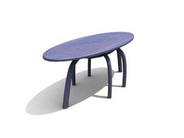 Bar oval-cocktail table 3d preview