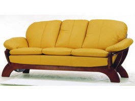 KLER Furniture lounges sofa 3d model preview