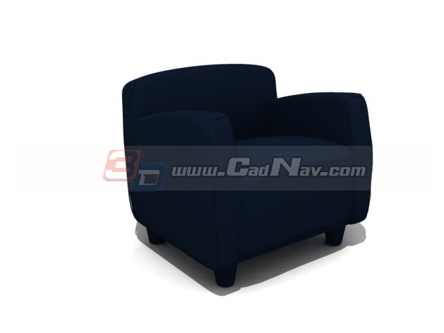 Office lounge sofa 3d rendering
