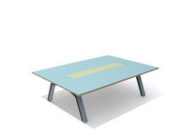  folding table meeting desk 3d preview