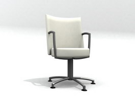 Swivel office armchair 3d model preview