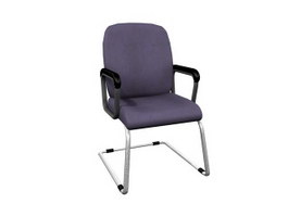 Cantilever Office Conference Chair 3d model preview
