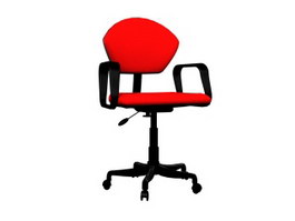 Office Swivel Lift Chair 3d model preview