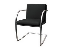 Cantilever Meeting Room Chair 3d model preview