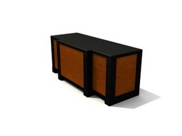 Sitting Room TV Stand 3d model preview