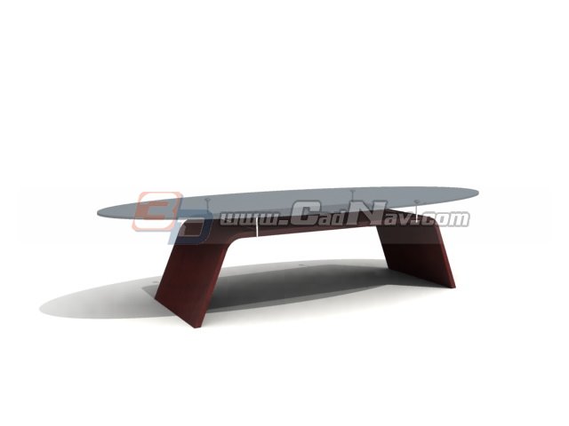 Wood Frame Sofa table 3d rendering