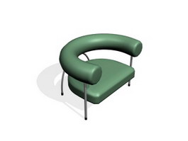 Bar sofa armchair 3d model preview