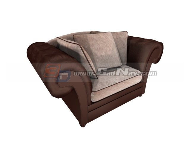 Home cushion couch 3d rendering