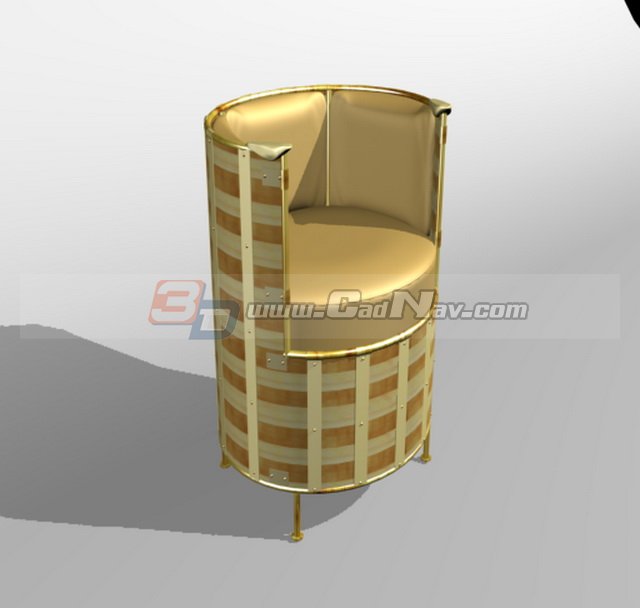 Fashion bar sofa chair 3d rendering