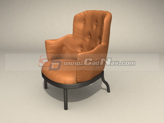Single-seat sofa 3d rendering