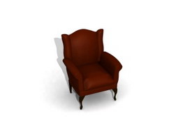 Classic Furniture Armchair 3d model preview