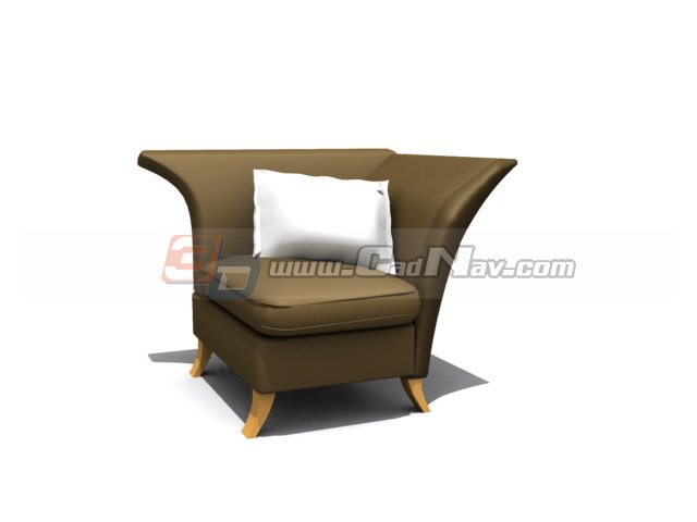 Corner Chair sofa 3d rendering