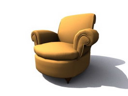 Reclining sofa 3d model preview