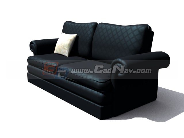 Family room sofa 3d rendering