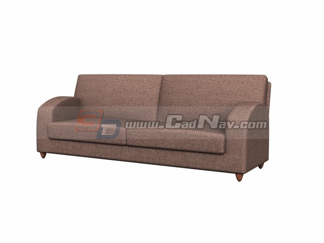 European convertible sofa 3d rendering