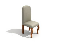 White wedding chair 3d preview