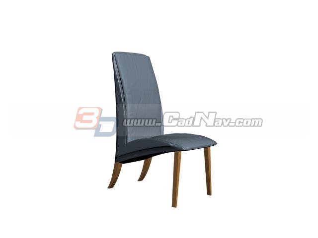 Upholstered Restaurant Chair 3d rendering