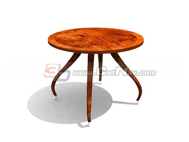 Dining Room Furniture Antique Table 3d rendering