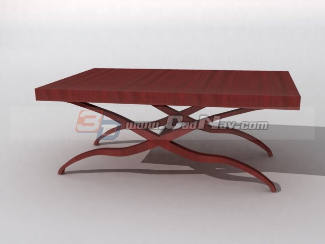 Living room furniture coffee table 3d rendering