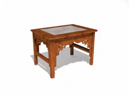 Chinese Antique Furniture End table 3d preview