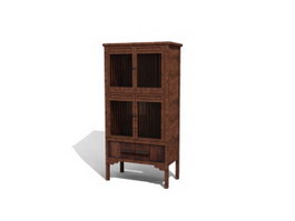 Antique Kitchen cabinet	Sideboard 3d preview
