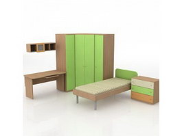Children Room Furniture Sets 3d preview