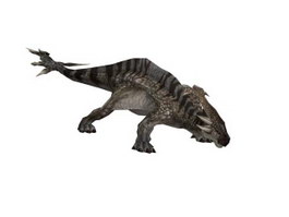 Ankylosaurus Dinosaur 3d model preview