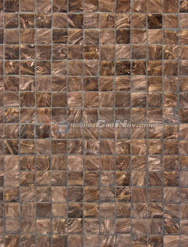 Brown glass mosaic tile texture - Image 3578 on CadNav