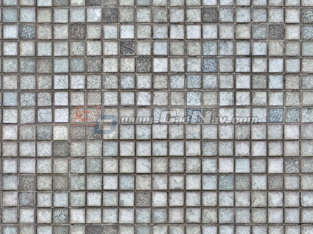 Stone mosaic floor texture