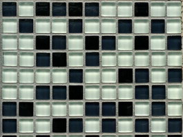 Mixed glass mosaic mirror tile texture
