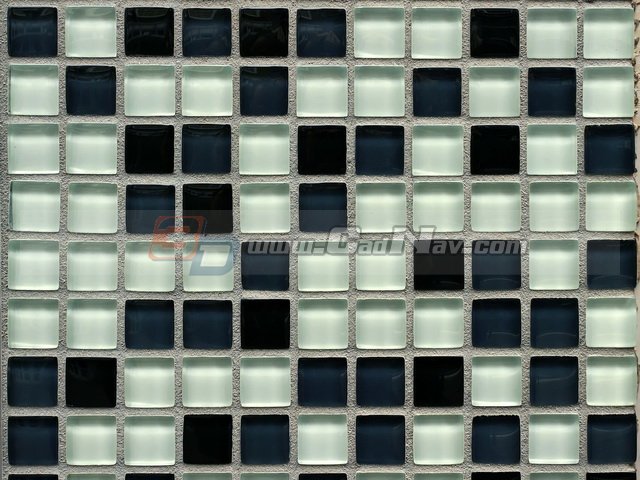 Mixed glass mosaic mirror tile texture