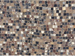 Mixed marble mosaic floor tile texture