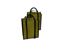 Reusable bags 3d model preview