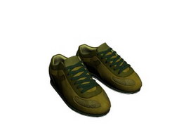 Men's sports trainers shoe 3d model preview