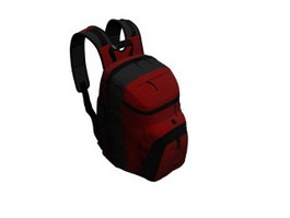 Outdoor Travel Backpack Bag 3d model preview