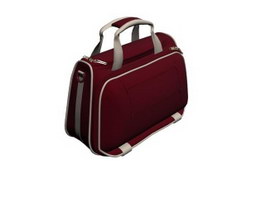 Fabric Sport Travel Bag 3d model preview