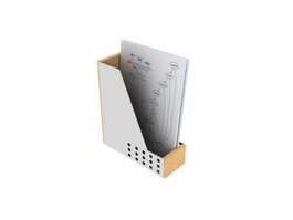 Office file document holder 3d preview