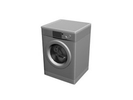 Automatic washing machine 3d model preview
