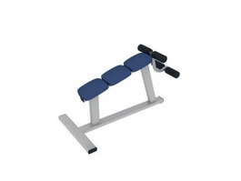Sit Up Bench Abdominal Board 3d model preview