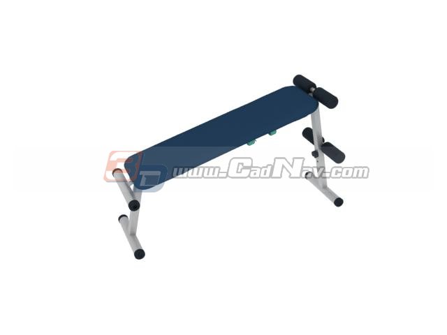Up-down board Abdominal Trainer 3d rendering